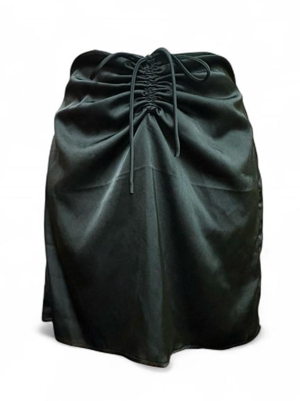 White Fox Boutique Black Satin Mini Skirt XS Silky Sexy Going Out Whimsigoth Hot